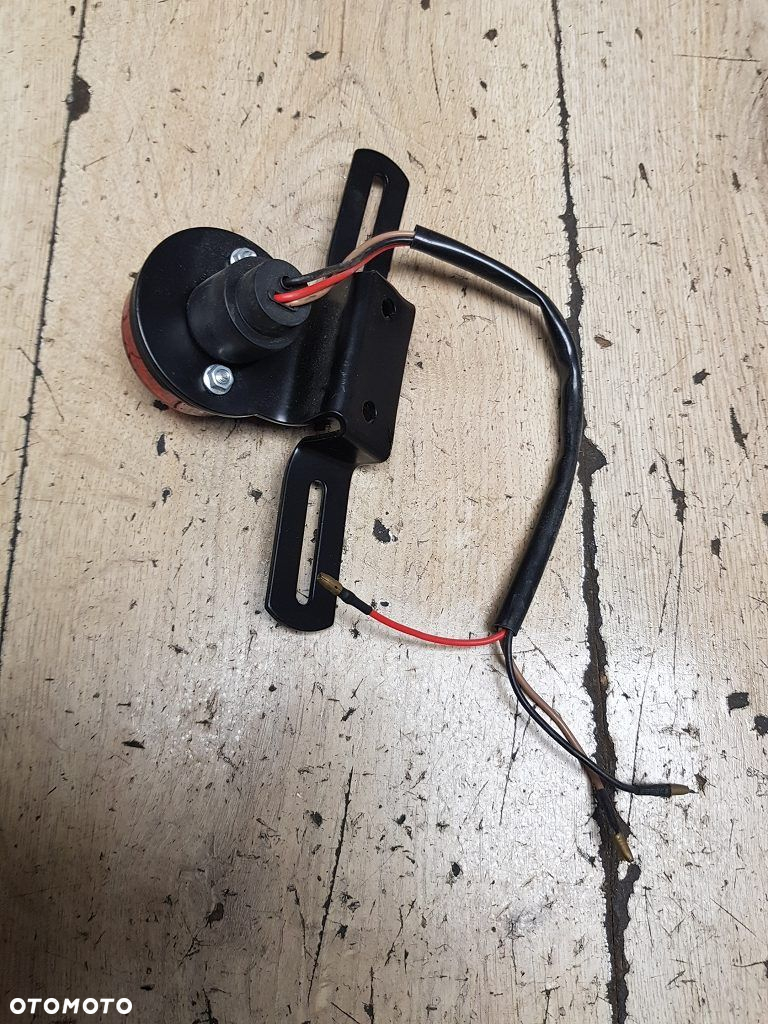 Lampa tył uchwyt tablicy Harley Cafe Racer Bobber Chopper Drag - 10