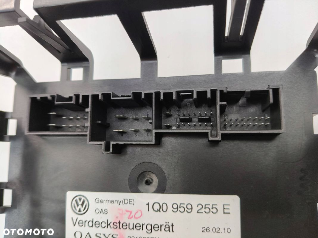 MODUŁ STEROWNIK DACHU SKŁADANEGO VW EOS 1Q0959255E - 2