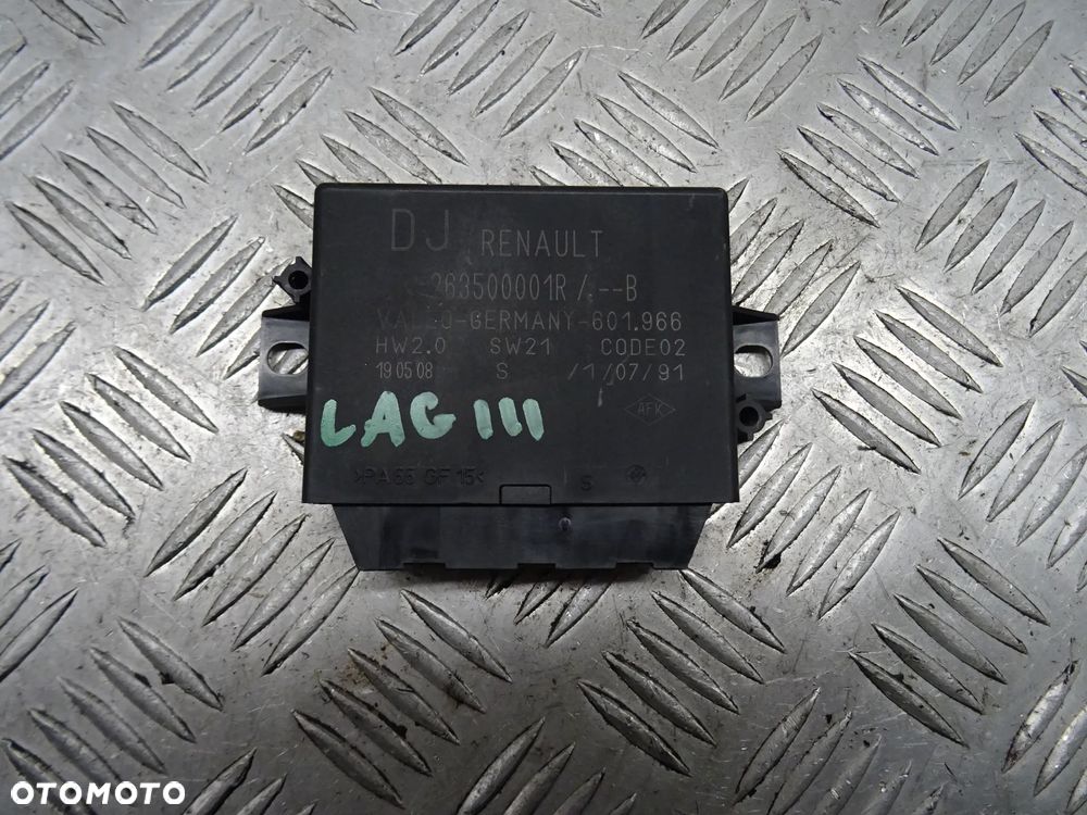 RENAULT LAGUNA III HB 07-12 2.0DCI MODUŁ STEROWNIK PDC 263500001R - 1