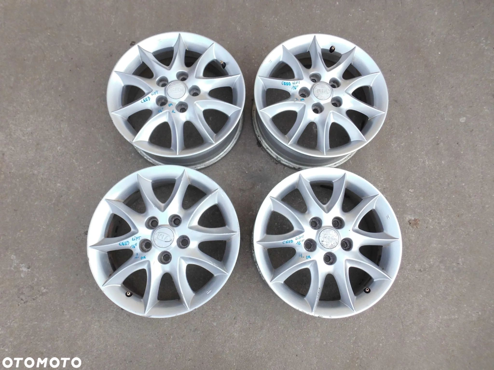 FELGI ALUMINIOWE KIA VENGA CEED I LIFT II HYUNDAI I30 I II ORYGINAŁ - 1