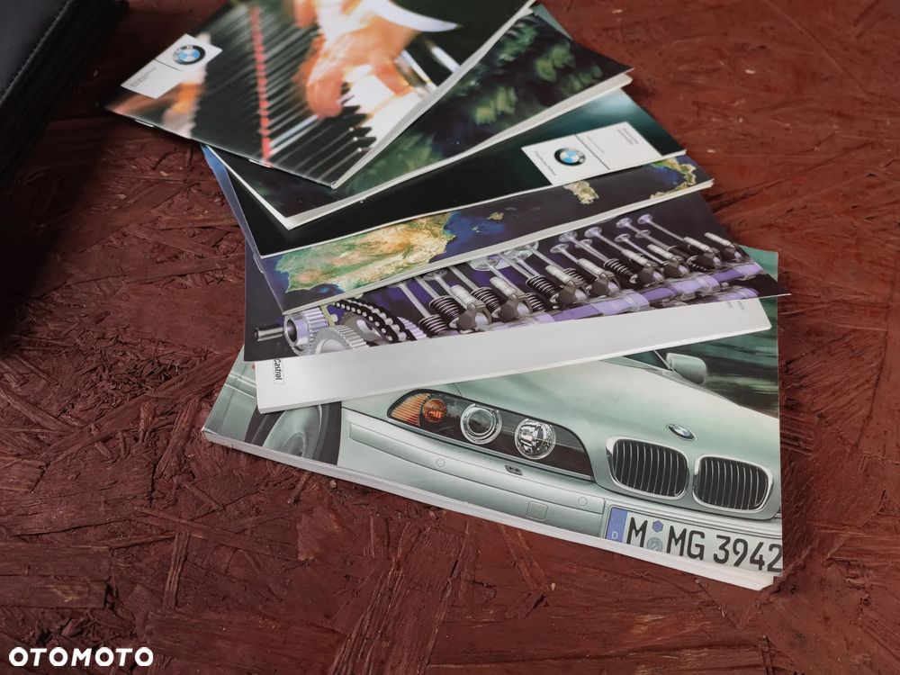 BMW E39 ORYGINALNY KPL. DOKUMENTÓW / INSTRUKCJE OBSŁUGI + POKROWIEC NA DOKUMENTY O NR. 9 789 718 OEM - 3