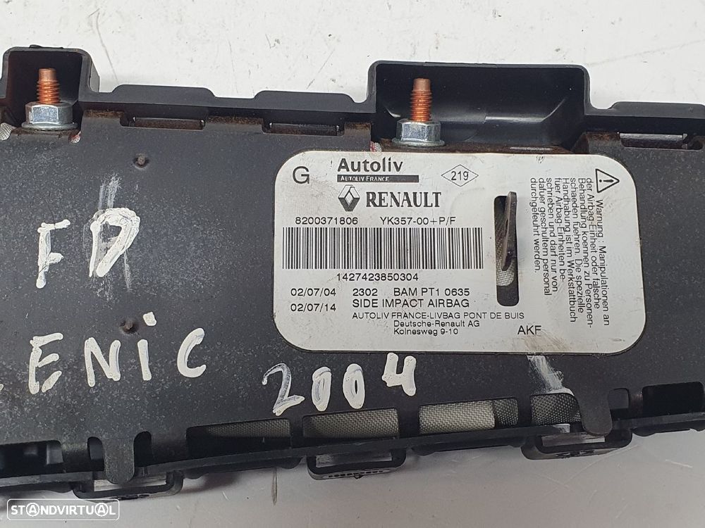 Airbag Banco Dto Renault Megane Scenic (Ja0/1_) - 3