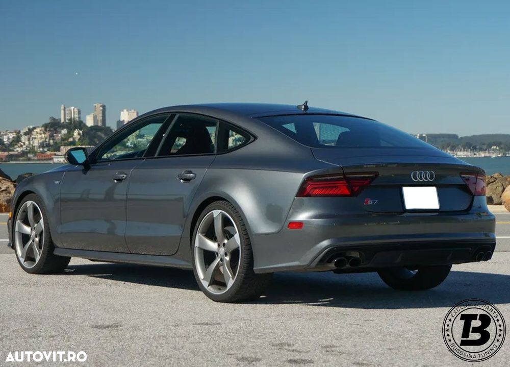 Difuzor Bara Spate compatibil cu Audi A7 4G Facelift S7 Design - 8