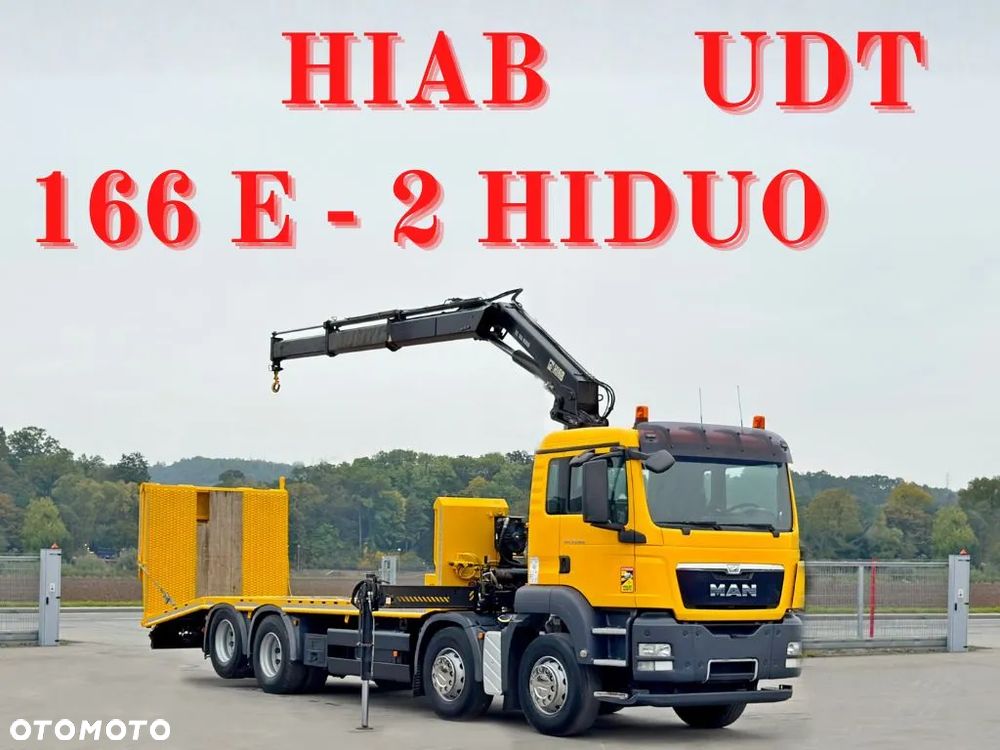 MAN TGS 35.360 * LAWETA 7,70 m * HIAB 166 E - 2 HIDUO + PILOT * STAN BDB