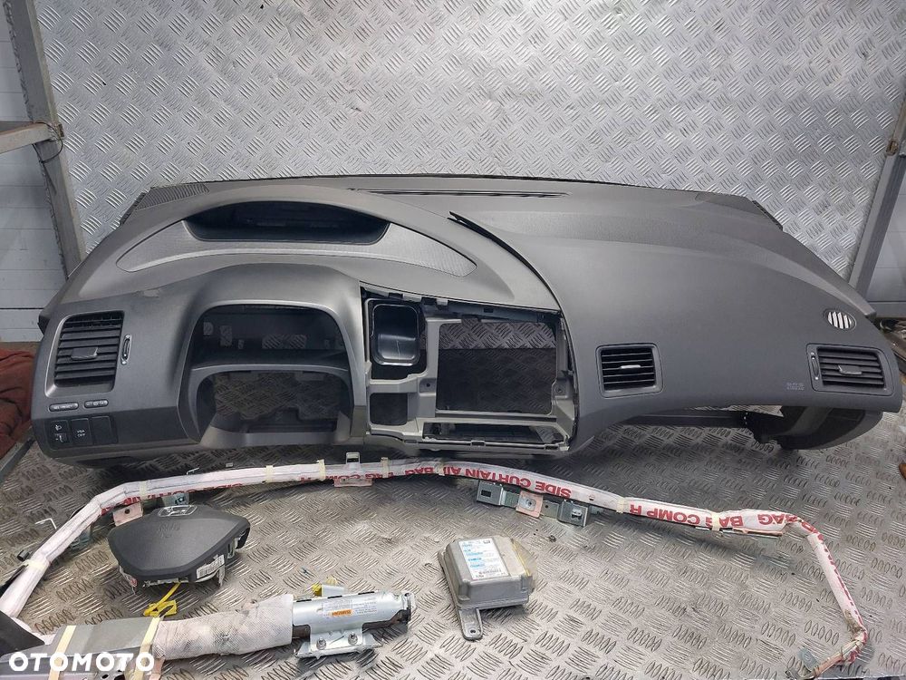 ZESTAW POSTRZAŁOWY KOKPIT DESKA MODUŁ PODUSZKA HONDA CIVIC VIII SEDAN - 1