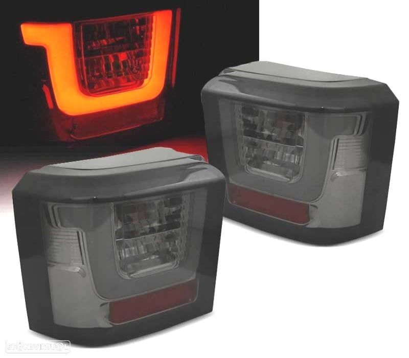 FAROLINS TRASEIROS LED VOLKSWAGEN VW T4 90-03.03 FUMADO ESCURECIDO - 5