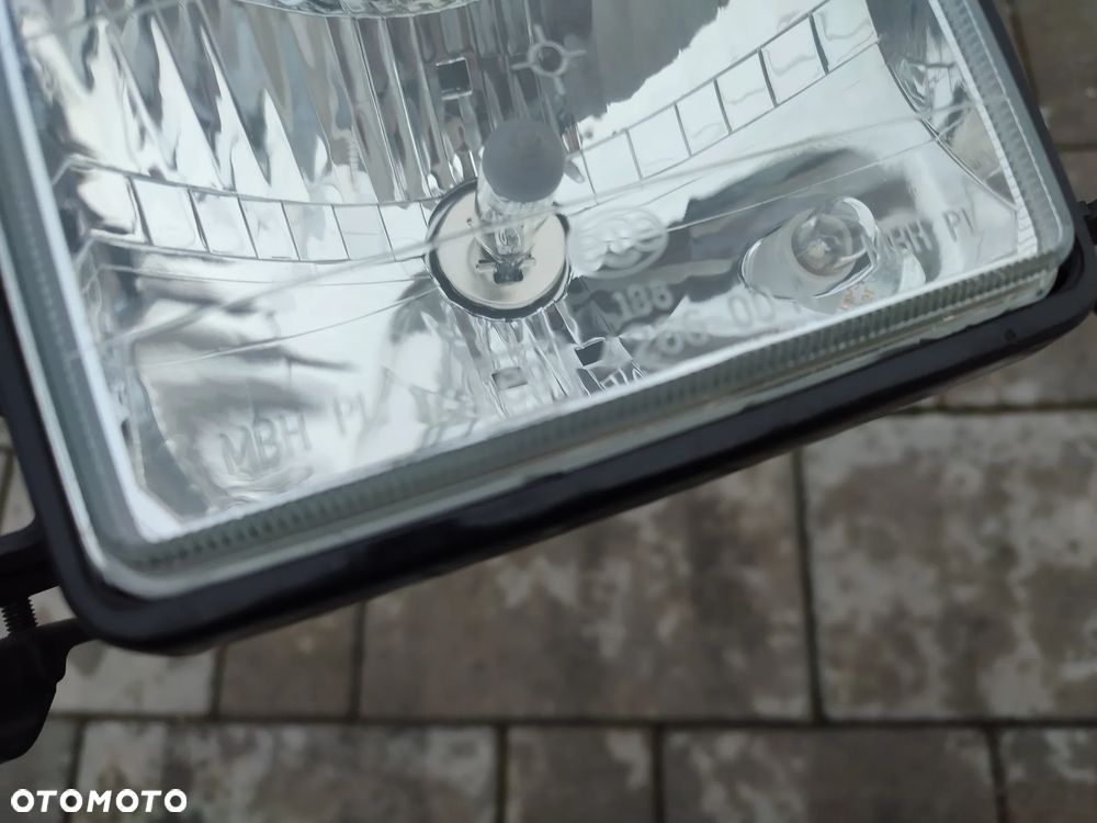 Lampa przód, reflektor, halogen motocyklowy, stelaż halogenu - 6