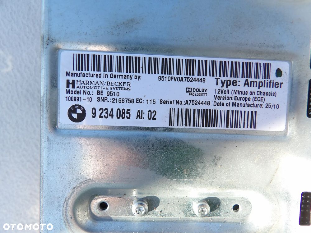BMW - F10,F11 - WZMACNIACZ HARMAN BECKER - 9234085 - 2