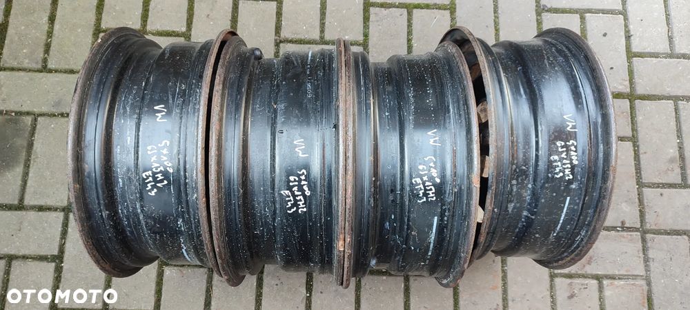 FELGI STALOWE 5X100 6Jx15 CALI ET43 VW POLO IBIZA 4 SZTUKI KOMPLET - 8