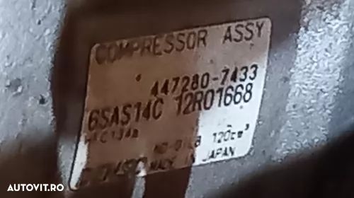 Compresor clima Mercedes A Class GLA W176 447280-7433 a0042301711 - 4