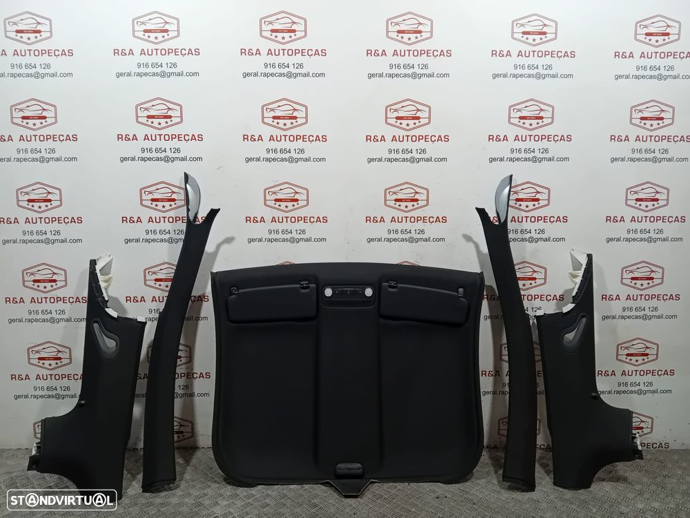 Conjunto Interior Forro Forra Tecto Teto Cupula Audi TT S-Line Original - 4