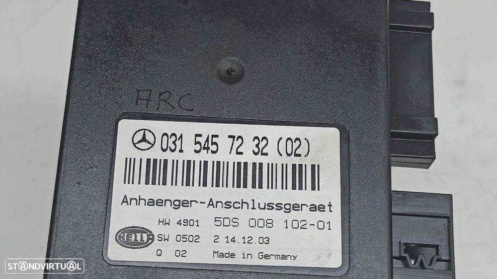 MÓDULO ELETRÓNICO MERCEDES CLASE C (W203) SPORTCOUPE C 220 CDI (LA) (203.708) - 9