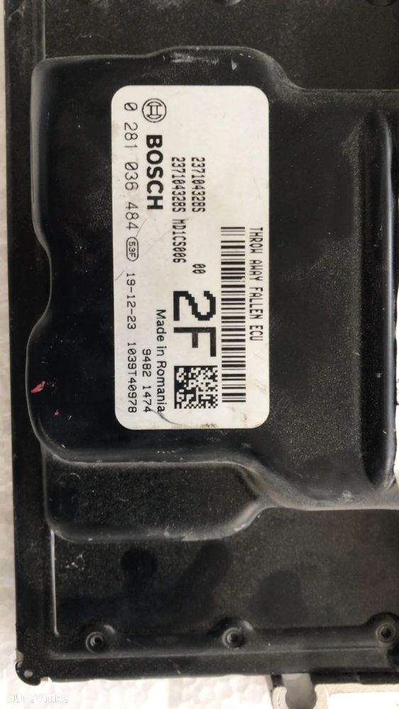 Calculator motor/ECU 1.5 dci Reneault Kadjar, Megane 4, Dacia Dokker 0281036484 237104328s - 2