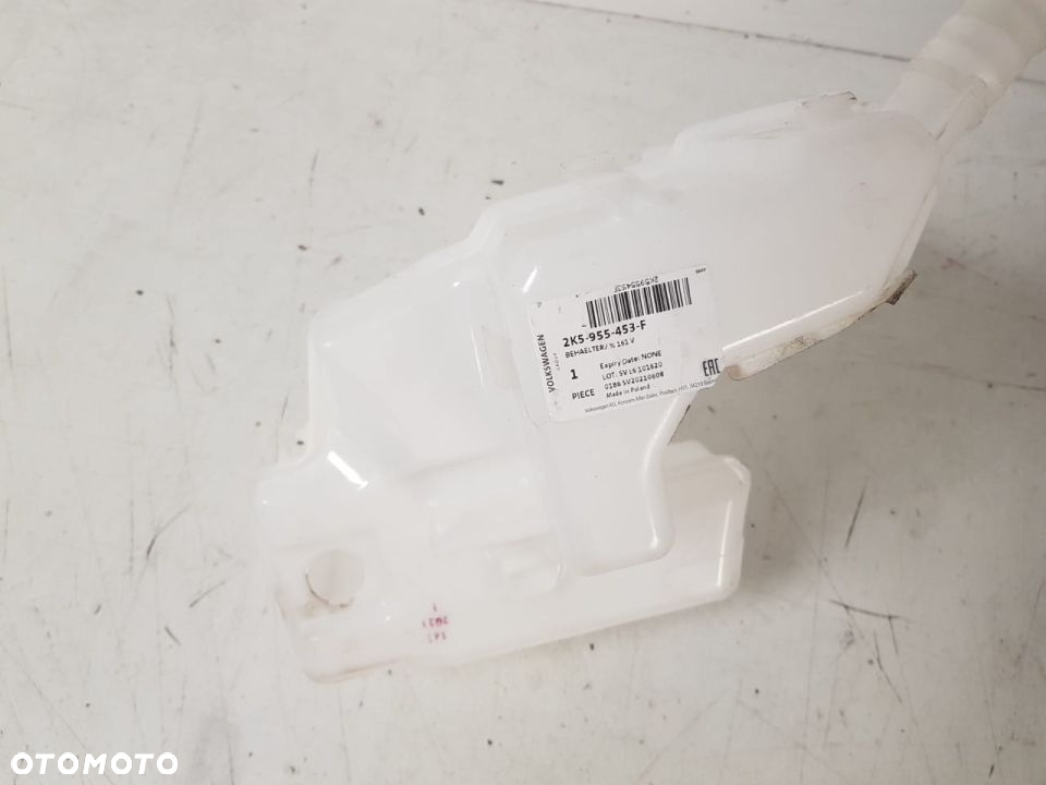 VW CADDY 2K5 15-20 ZBIORNIK PŁYNU SPRYSKIWACZY ZBIORNICZEK 2K5955453F NOWY OEM - 4