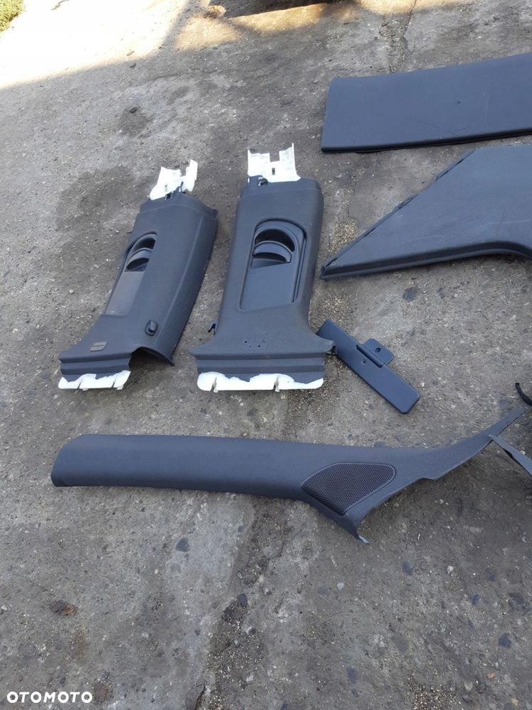 AUDI A3 8P LIFT SLINE S-LINE CZARNA PODSUFITKA SŁUPKI KOMPLET 8P3867505N - 5