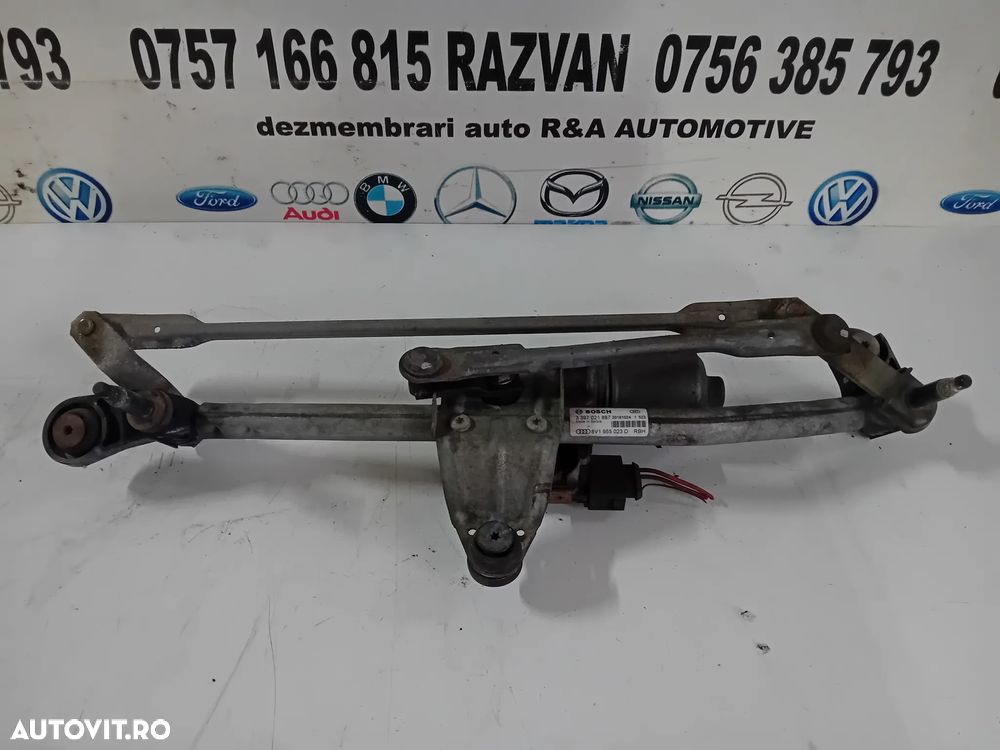 Ansamblu Cu Motoras Stergatoare Audi A3 8V An 2013-2020 Cod OEM 8V1955023D Volan Stanga - 4