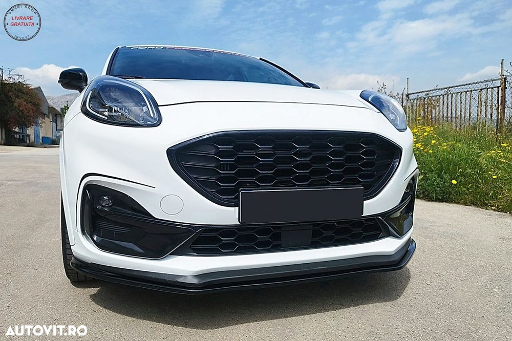 Prelungire Bara Fata Ford Puma ST (2019-) Negru Lucios- livrare gratuita - 8