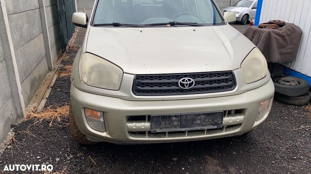 piese toyota rav 4 2001 motor cod 1AZ-FE benzină cutie manuala bara fata capota far aripa roti Haion luneta geam planetară diferențial grup cutie transfer dezmembrez model pe benzină 150 Hp - 1