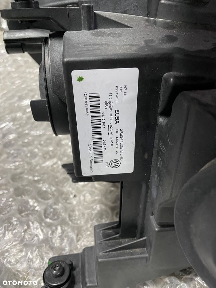 LAMPA LEWA ZWYKŁA VW CADDY IV 4 2K8941005 B - 7