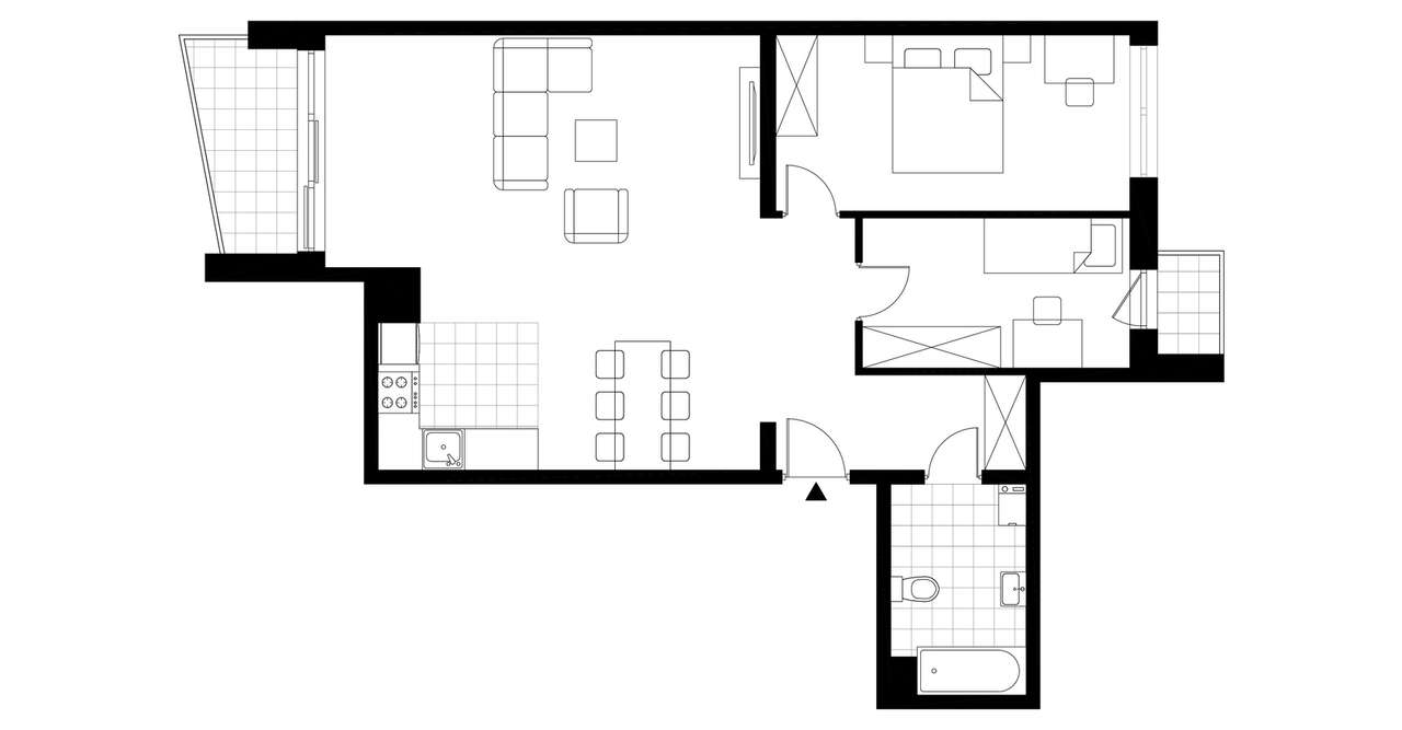 2-pokojowe mieszkanie 76m2 + balkon Bez Prowizji - Pełny obrazek: 3/9