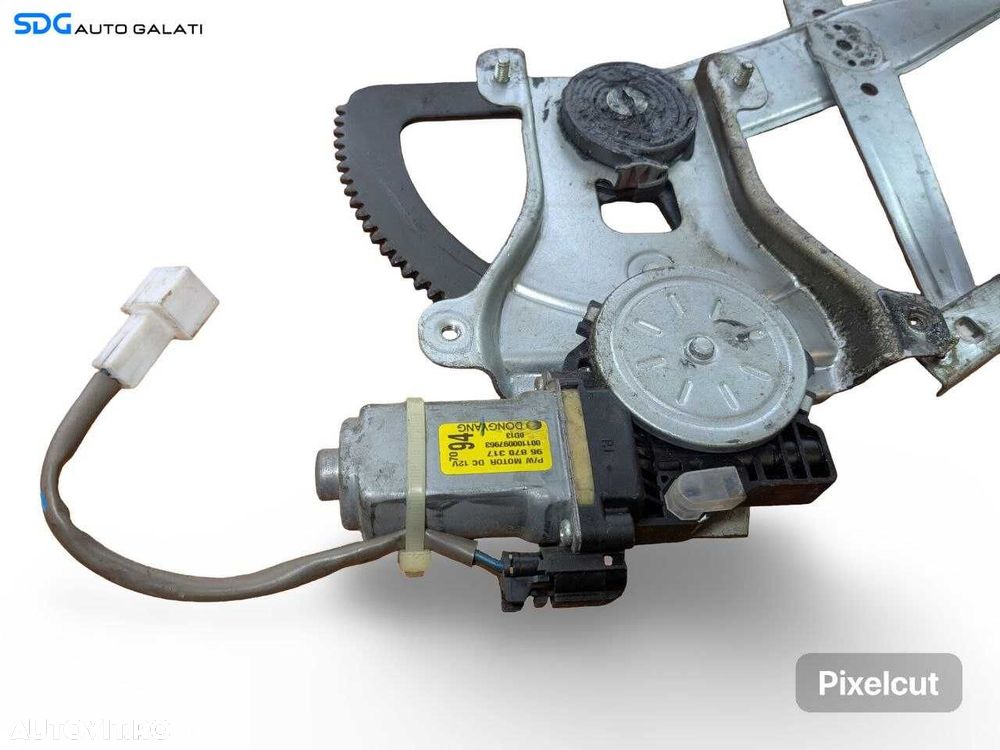 Macara Electrica cu Motoras pentru Geam de pe Usa Portiera Dreapta Fata Chevrolet Aveo T250 2003 - 2011 Cod 96870317 [L9009] - 4