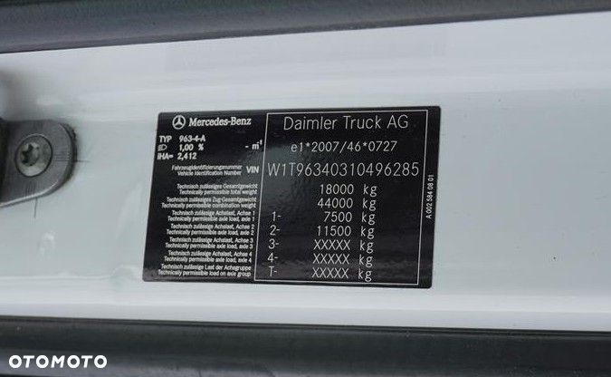 Mercedes-Benz / ACTROS / 1845 / E 6 / MP 5 / RETARDER / BIG SPACE - 11