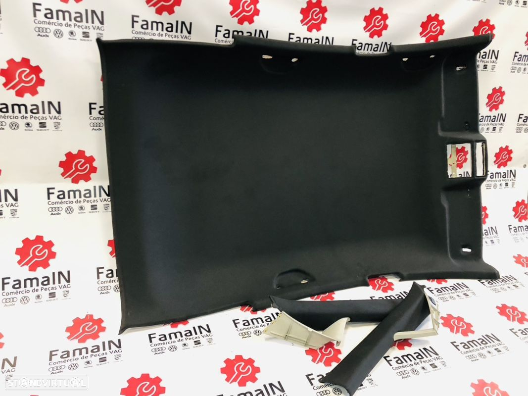 Cúpula teto preto com pilares em preto SEAT LEON 1P - 3