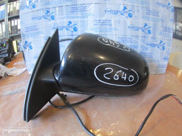 Espelho Esp2640 AUDI A4 2003 2.5TDI 4X4 180CV 4P PRETO ESQ ELETRICO 5 PINOS VIDRO PARTIDO AUDI A4  8E FASE 1 2003 1.9TDI 130CV 4P PRETO - 3