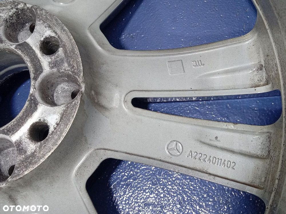 MERCEDES S W222 FELGI ALUMINIOWE 19 CALI 8.5J 9.5J 5X112 KOMPLET - 5