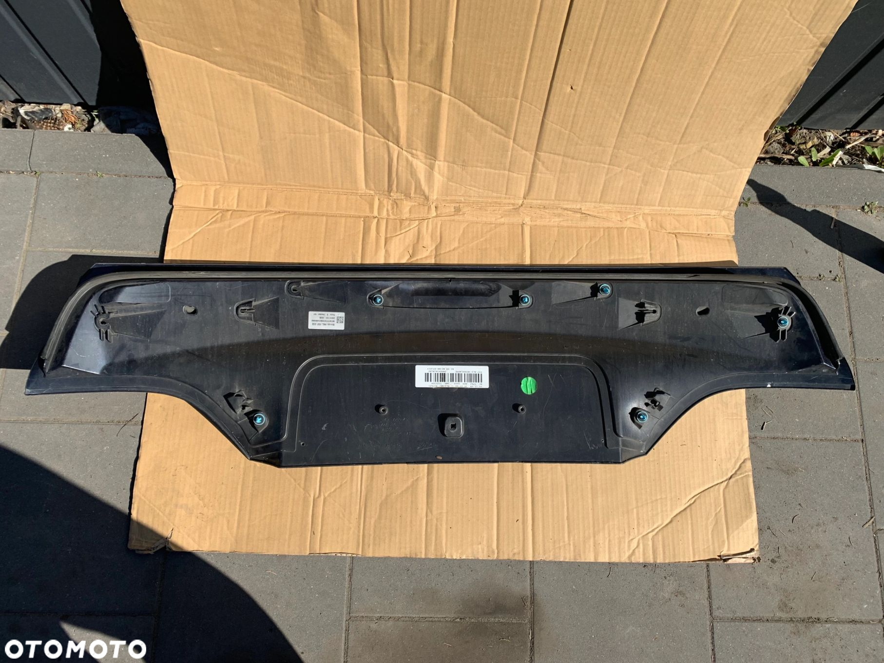 NAKŁADKA BLENDA KLAPY TYŁ BMW 5 GT F07 A89 IMPERIALBLAU 7200541 - 6