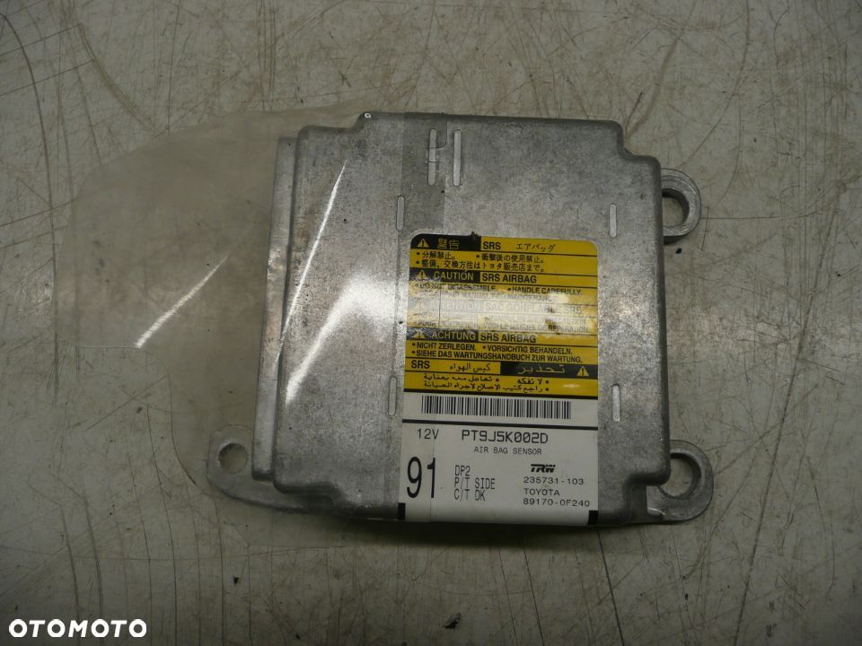 TOYOTA COROLLA VERSO SENSOR PODUSZKI AIRBAG 89170-0F240 - 1