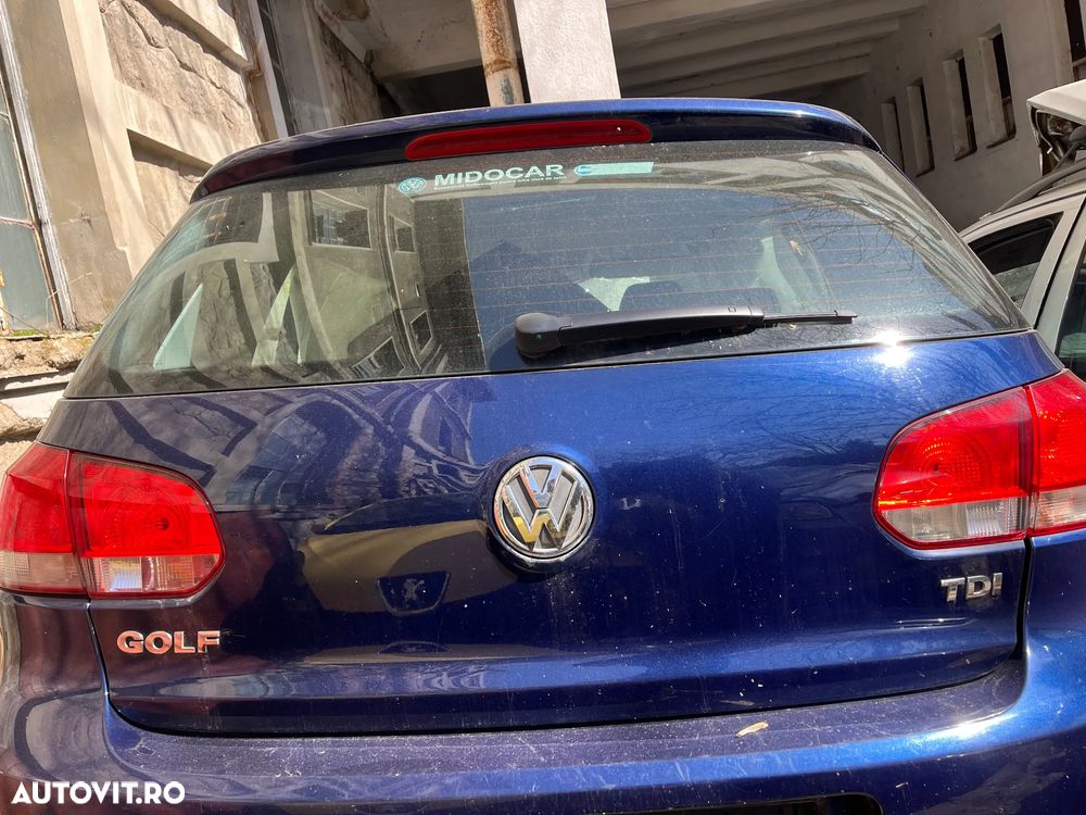 Haion portbagaj cu luneta VW Volkswagen Golf 6 hatchback albastru 2011 - 11