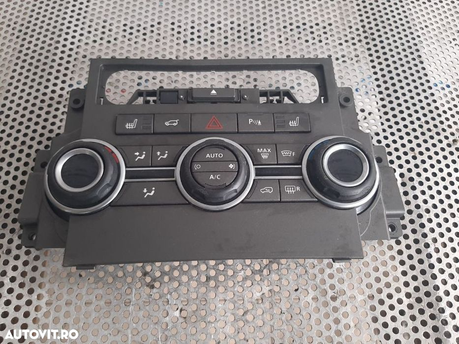 Panou Modul Comenzi Clima Dublu Climatronic Range Rover Sport Facelift An 2011-2013 CH32-19E900-EB - 3