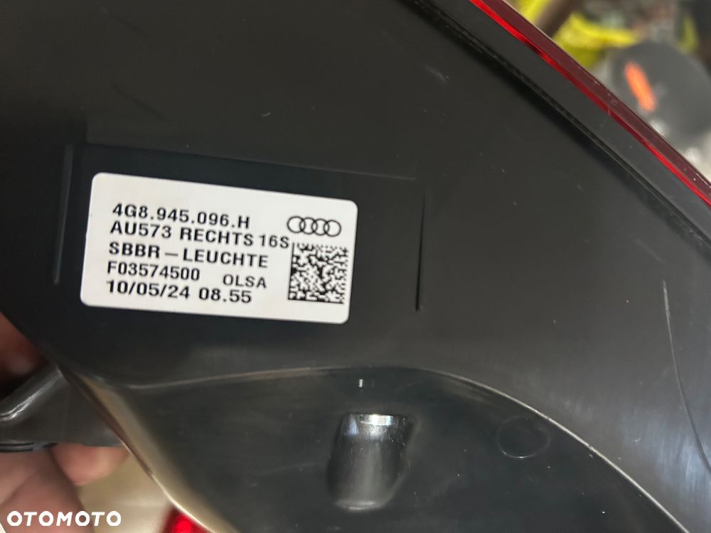 Audi A7 4G 2016 LIFT LAMPA PRAWA TYŁ 4G8945096H ORG - 3
