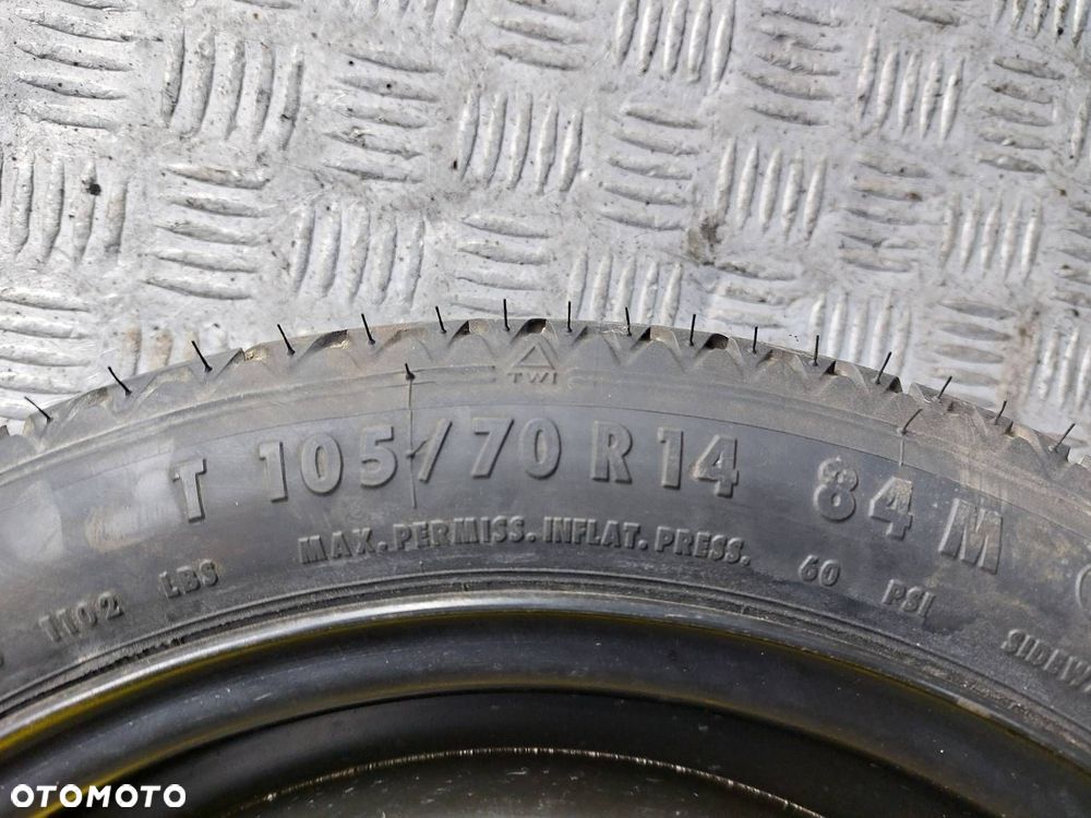 ORGANIZER WKŁAD BAGAŻNIKA LEWAREK DOJAZDÓWKA 4x100 105/70R14 SEAT VW SKODA - 4