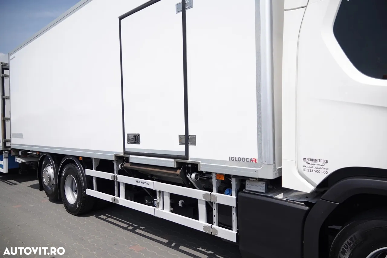 Scania P 410 / FRIGIDER / SET TANDEM / TRANSPORT / 3x unitate FRIGO BLOCK / 3x ELEVATOR DE ÎNCĂRCARE / TEMPERATURĂ MULTIMEMBRU DUPĂ CONTRACT DE SERVICE GOLD / - 9