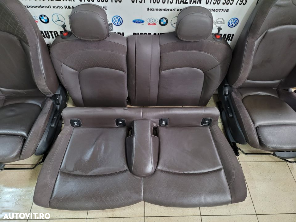 Interior Scaune Tapiterie Mini Cooper S One S F54 F55 F56 F57 Model 2 Usi Rabatabile Piele Alcantar - 6