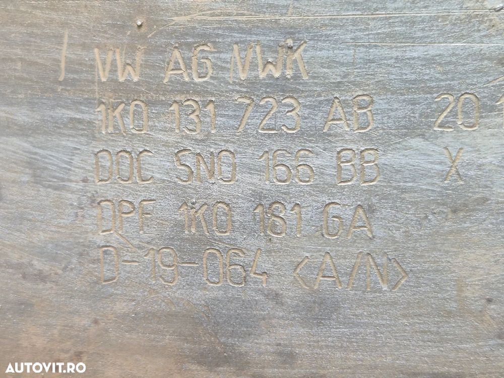 Filtru particule DPF 2.0 TDI / 1.6 TDI / CBA / CFF / CAY VW / SKODA / AUDI / SEAT 1K0131723AB - 3