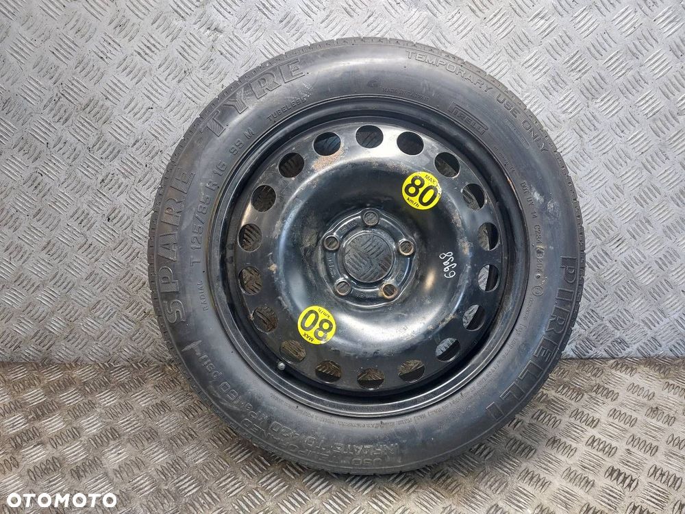 DOJAZDÓWKA 5x110 4Jx16 ET41 FI65,1 125/85R16 2004R PIRELLI SAAB 9-3 II - 1