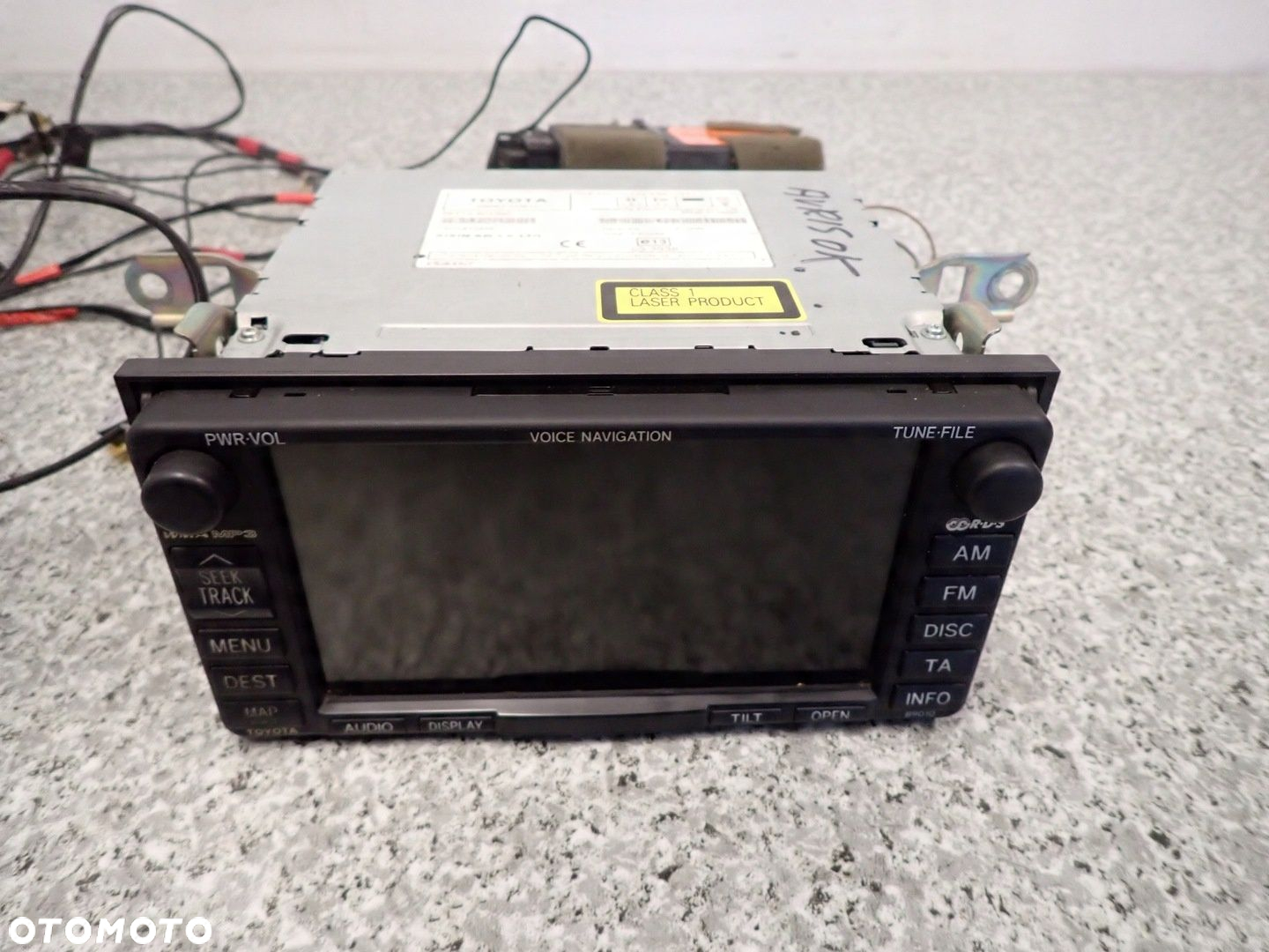 TOYOTA AURIS 06-09 RADIO NAWIGACJA GPS - 2