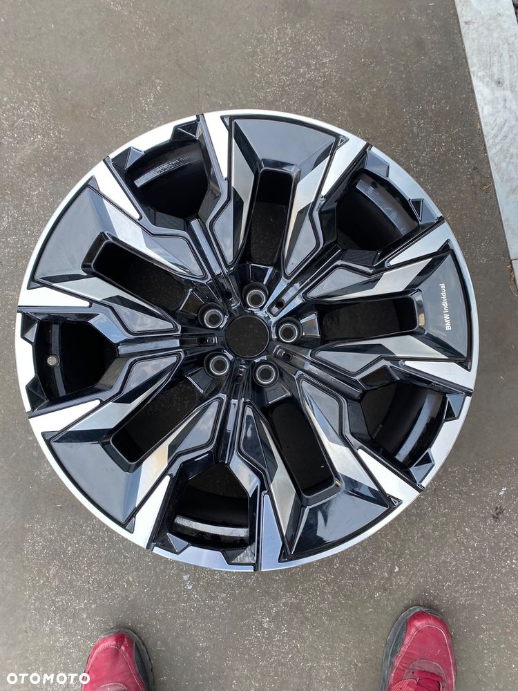BMW 5 i5 individual G60 G 60 G61 G61 ORYGINALNA ! felga aluminiowa tylna 21 cali 21” 10x21 ET46 5x112 10Jx21 ET 46 5A32501  032611 - 1