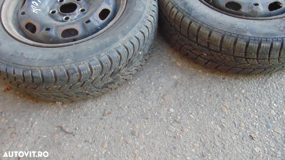 Jante tabla cu cauciucuri M/S Skoda rapid,Skoda Fabia 2,Skoda Roomster 5x100 dimensiune 175/70/14 - 6