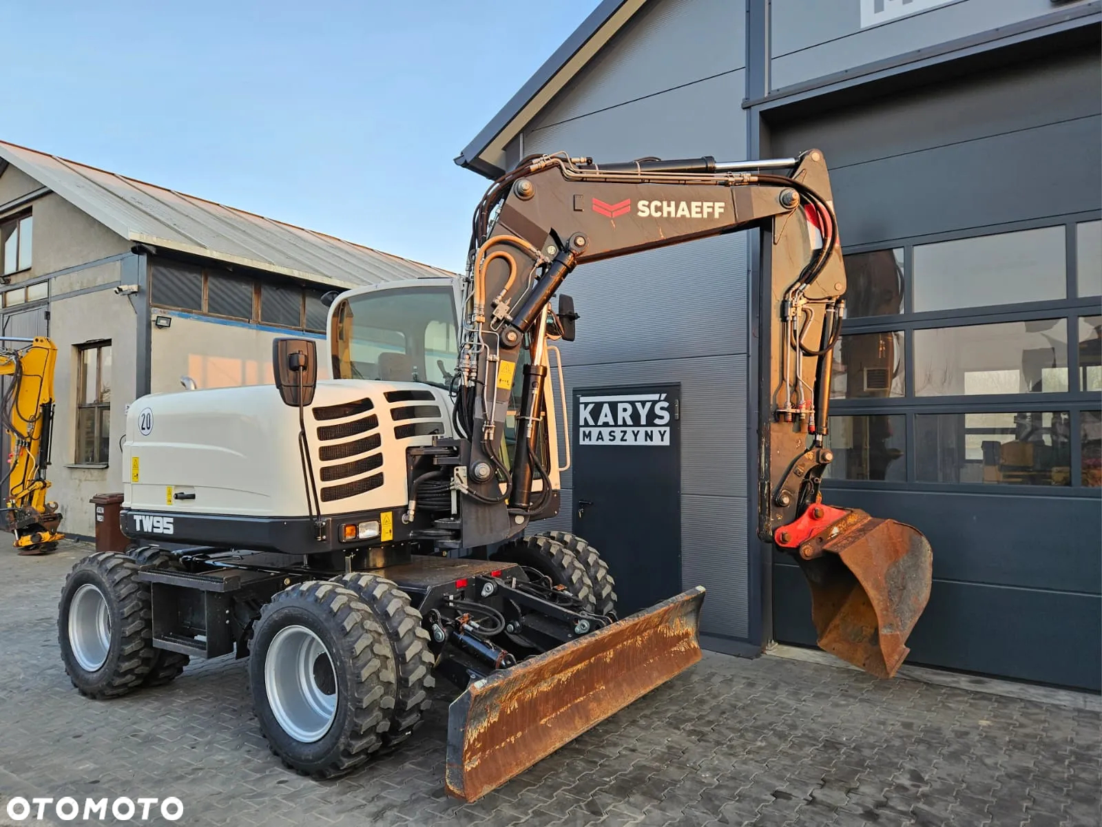 Schaeff KOPARKA KOŁOWA SCHAEFF TW95 TW 95 110 85  TEREX YANMAR 2019R 5000 MTG - 4