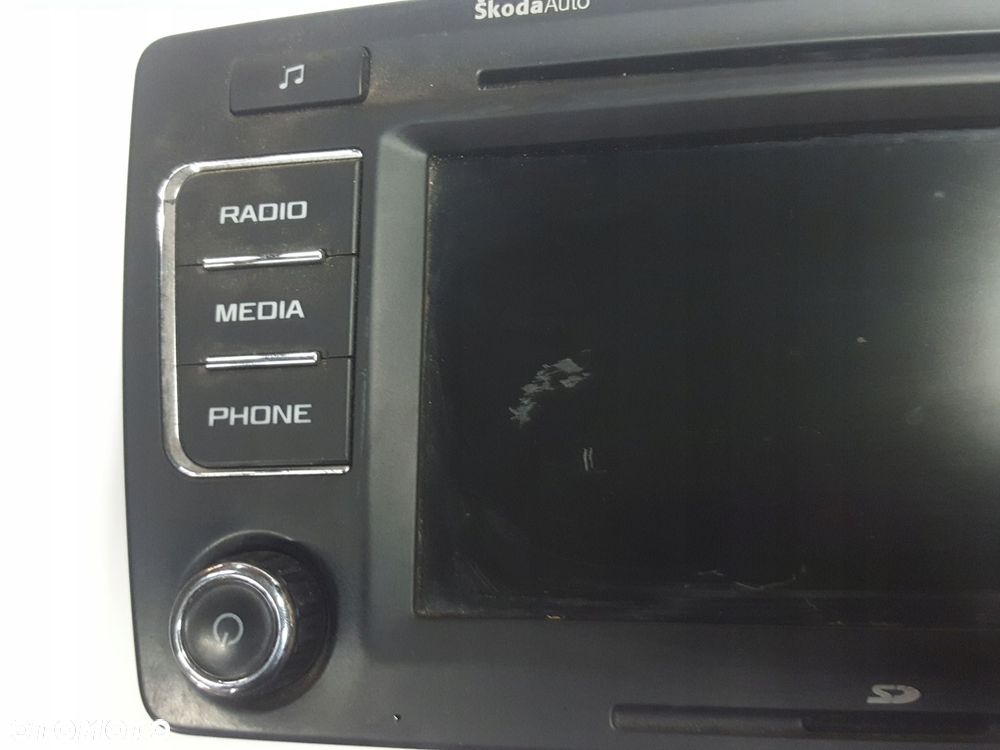 SKODA OCTAVIA 2 II LIFT 08-12r RADIO CD 1Z0035156M - 2