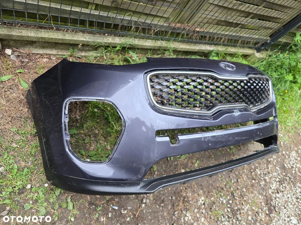 Kia sportage IV zderzaka przód bez dziur - 3