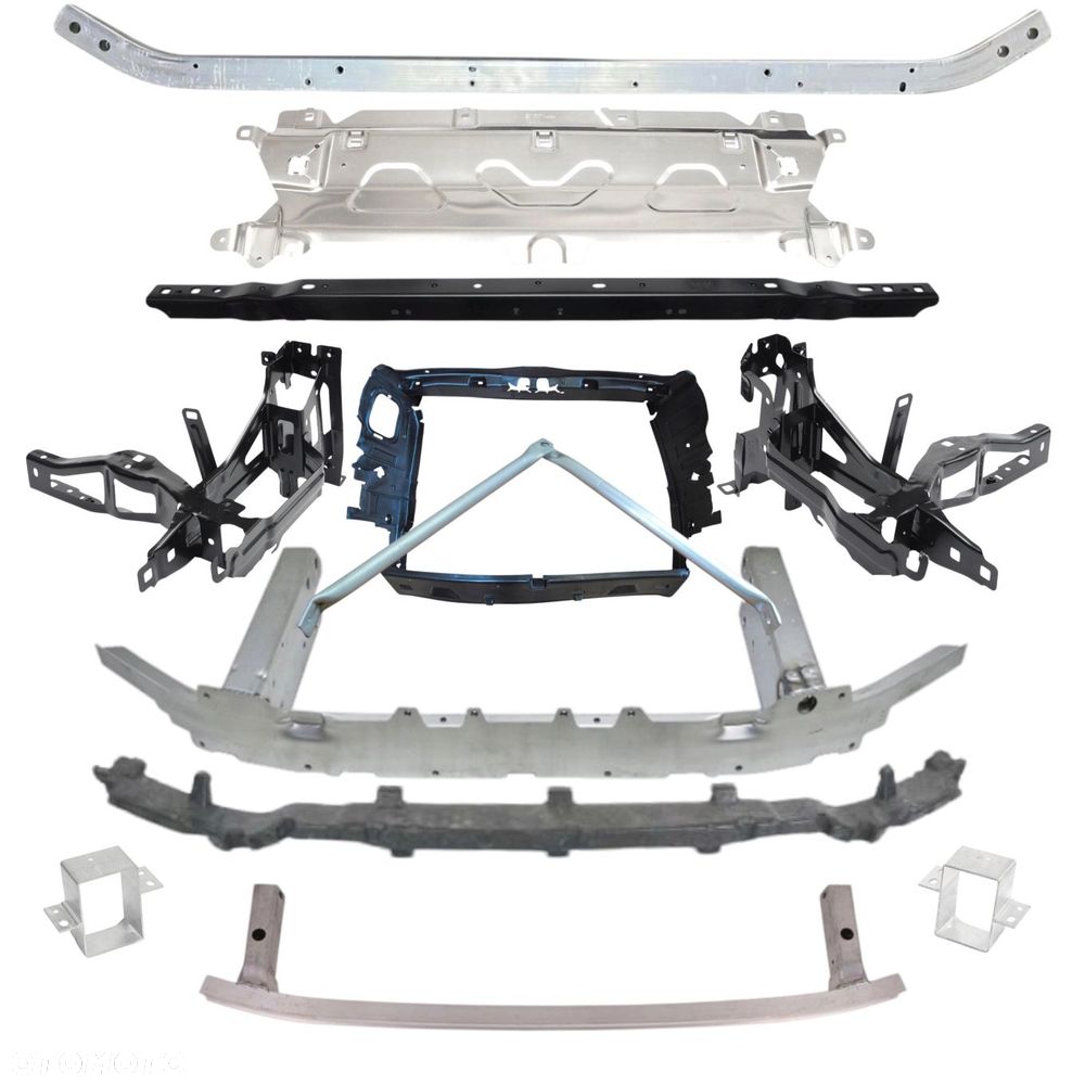 KPL PAS PRZEDNI wzmocnienie belka zderzaka wspornik lampy BMW X3 G01 X4 G02 - 1