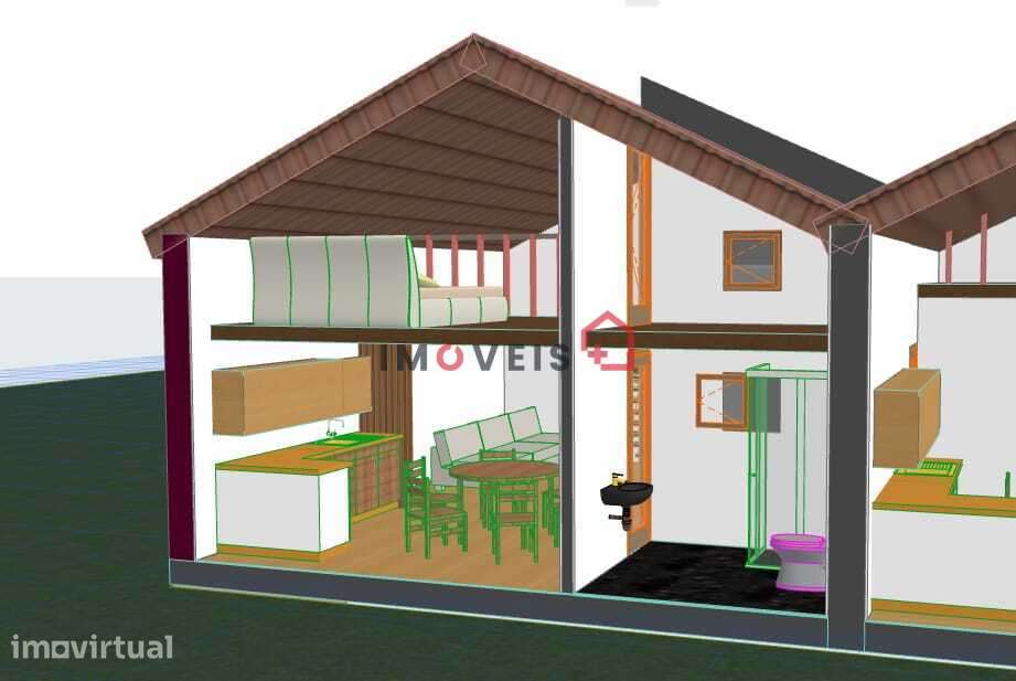 Moradia T2 com elevado potencial de investimento | Marinha Grande - Grande imagem: 4/12
