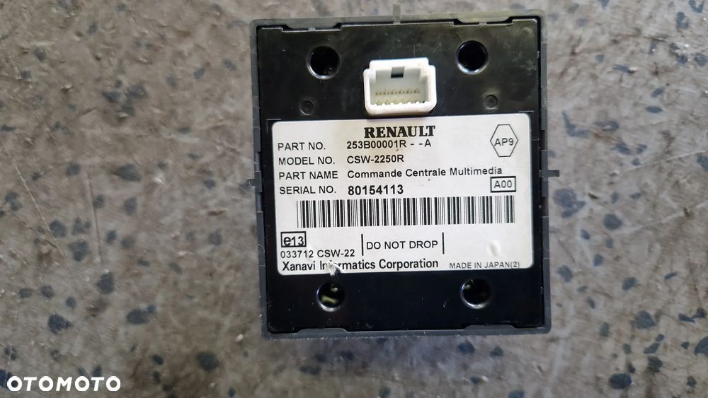 RENAULT SCENIC II LIFT PANEL NAWIGACJI 253B00001R - 2