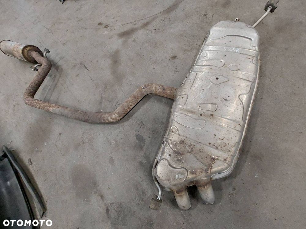 TŁUMIK WYDECH ŚRODKOWY + KOŃCOWY TOURAN I 1.9 TDI 1K0253211C 1K0253611C - 1