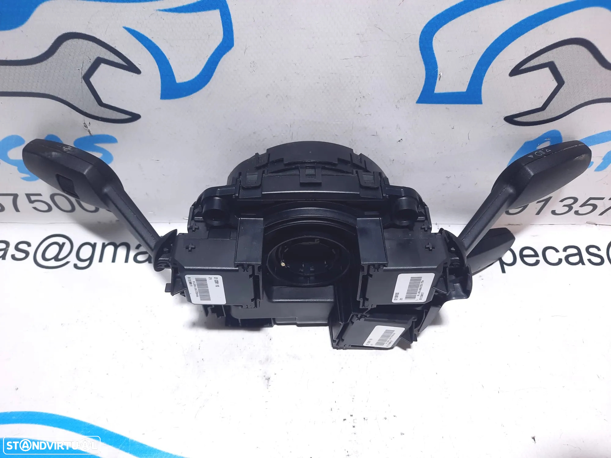 FITA AIRBAG BMW SERIE 3 E91 TOURING 61319122509 9122509 SERIE 3 E90 E92 E93 SERIE 1 E81 E82 E87 E88 X1 E84 X5 E70 X6 E71 E72 Z4 E89 MANETE MULTIFUNÇÕES COMUTADOR - 4